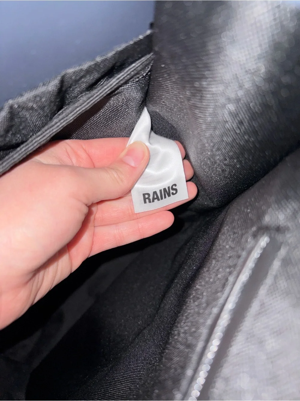 RAINS Waterproof Backpack - Navy